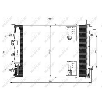 Condensador, aire acondicionado - NFR 35515