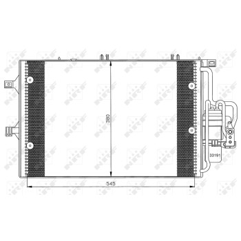 Condensador, aire acondicionado - NFR 35529