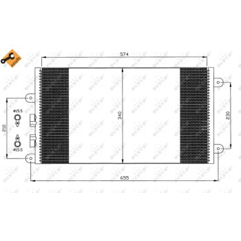 Condensador, aire acondicionado - NFR 35532