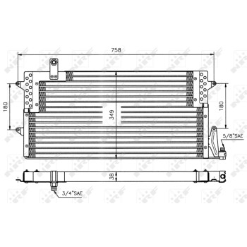 Condensador, aire acondicionado - NFR 35534