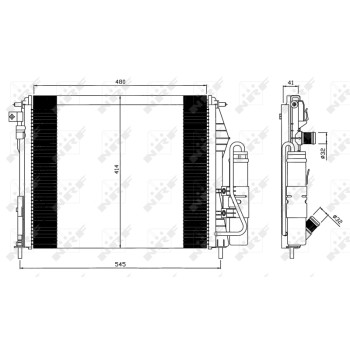 Condensador, aire acondicionado - NFR 35547