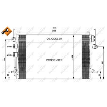 Condensador, aire acondicionado - NFR 35617