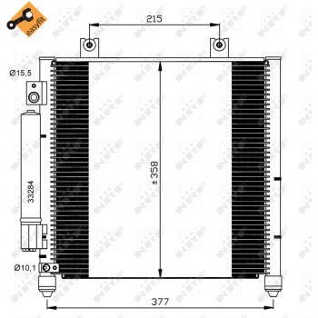 Condensador, aire acondicionado - NFR 35637