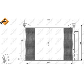 Condensador, aire acondicionado - NFR 35787