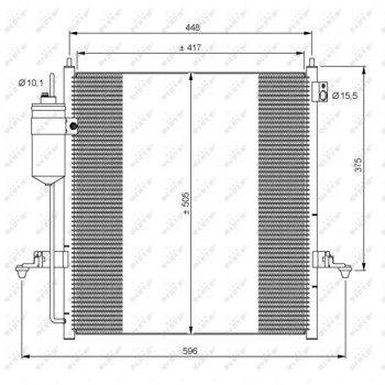 Condensador, aire acondicionado - NFR 35871