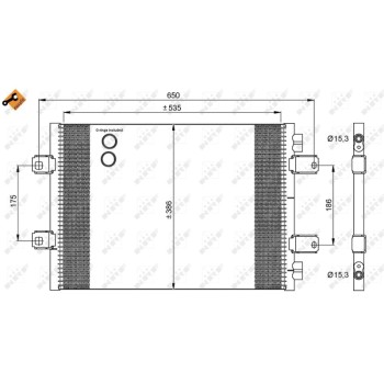 Condensador, aire acondicionado - NFR 35909