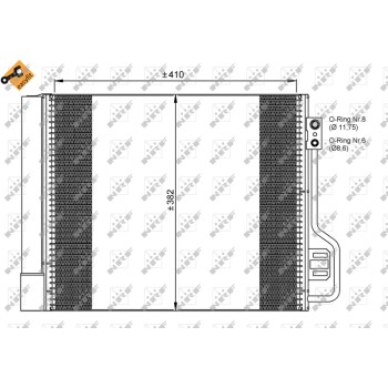 Condensador, aire acondicionado - NFR 35937