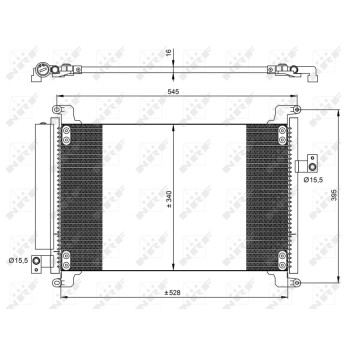 Condensador, aire acondicionado - NFR 35941