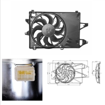 Ventilador, refrigeración del motor - NFR 47002