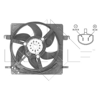Ventilador, refrigeración del motor - NFR 47037