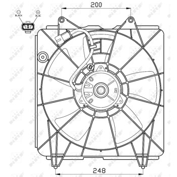 Ventilador, refrigeración del motor - NFR 47562