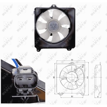 Ventilador, refrigeración del motor - NFR 47694