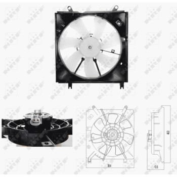 Ventilador, refrigeración del motor - NFR 47696