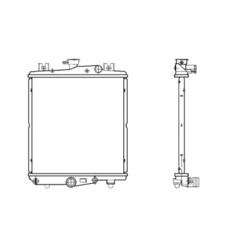 Radiador, refrigeración del motor - NFR 50302