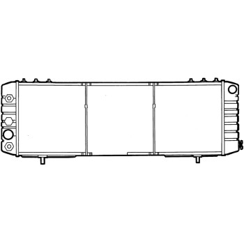 Radiador, refrigeración del motor - NFR 50391