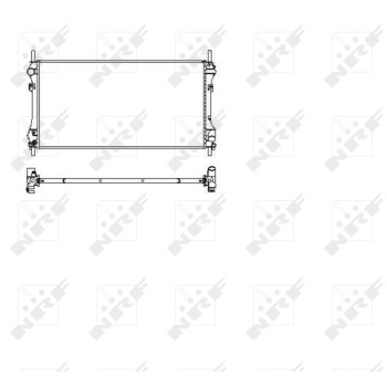 Radiador, refrigeración del motor - NFR 509697