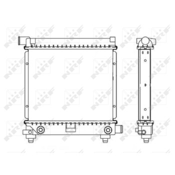 Radiador, refrigeración del motor - NFR 517662