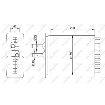 Radiador de calefacción - NFR 53205