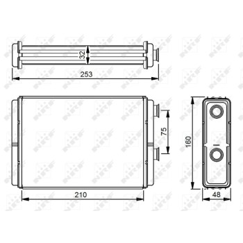 Radiador de calefacción - NFR 53233