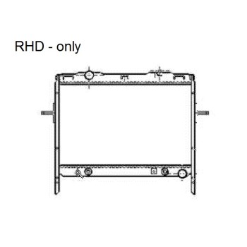 Radiador, refrigeración del motor - NFR 53369