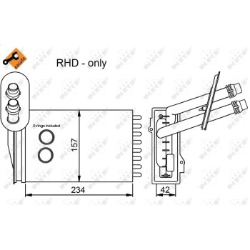 Radiador de calefacción - NFR 53402