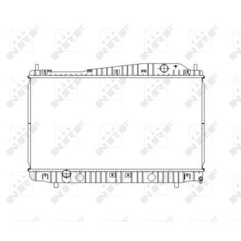 Radiador, refrigeración del motor - NFR 53481