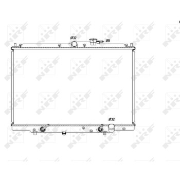 Radiador, refrigeración del motor - NFR 53515