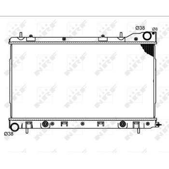 Radiador, refrigeración del motor - NFR 53711