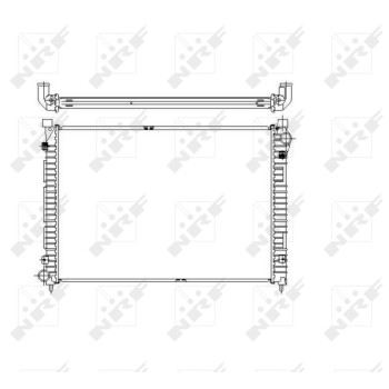 Radiador, refrigeración del motor - NFR 55444