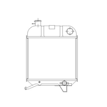 Radiador, refrigeración del motor - NFR 57100