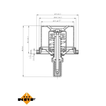 Termostato, refrigerante - NFR 725029