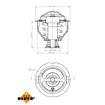 Termostato, refrigerante - NFR 725090