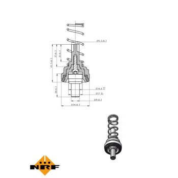 Termostato, refrigerante - NFR 725204