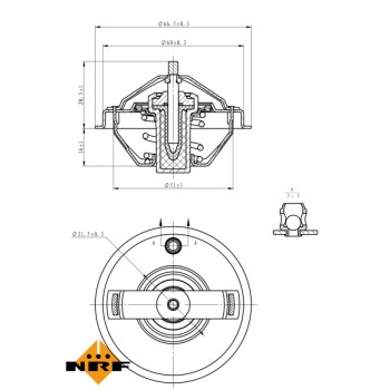 Termostato, refrigerante - NFR 725210