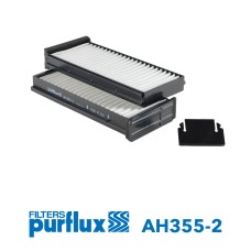 Filtro, aire habitáculo - PURFLUX-AH355-2 Filtro, aire habitáculo - PURFLUX-AH355-2