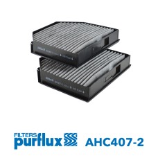 Filtro, aire habitáculo - PURFLUX-AHC407-2
