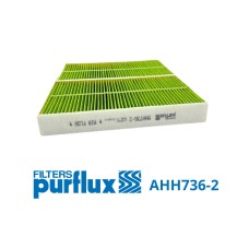 Filtro, aire habitáculo - PURFLUX-AHH736-2 Filtro, aire habitáculo - PURFLUX-AHH736-2