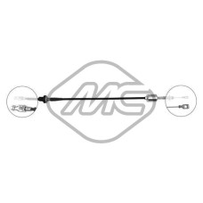Cable de accionamiento, accionamiento del embrague
