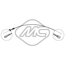 Cable de accionamiento, freno de estacionamiento