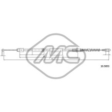 Cable de accionamiento, freno de estacionamiento