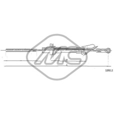 Cable de accionamiento, accionamiento del embrague