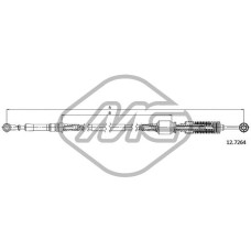 Cable de accionamiento, caja de cambios manual