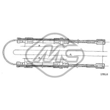 Cable de accionamiento, freno de estacionamiento