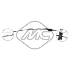 Cable de accionamiento, freno de estacionamiento