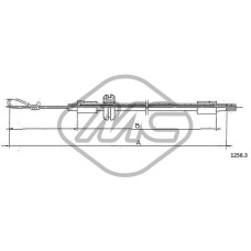 Cable del capó del motor