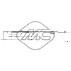 Cable del capó del motor