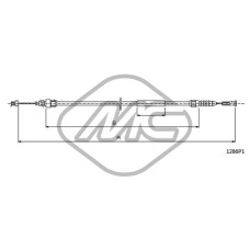 Cable del capó del motor