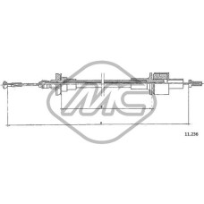 Cable de accionamiento, accionamiento del embrague