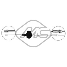 Cable de accionamiento, freno de estacionamiento