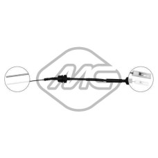 Cable de accionamiento, accionamiento del embrague